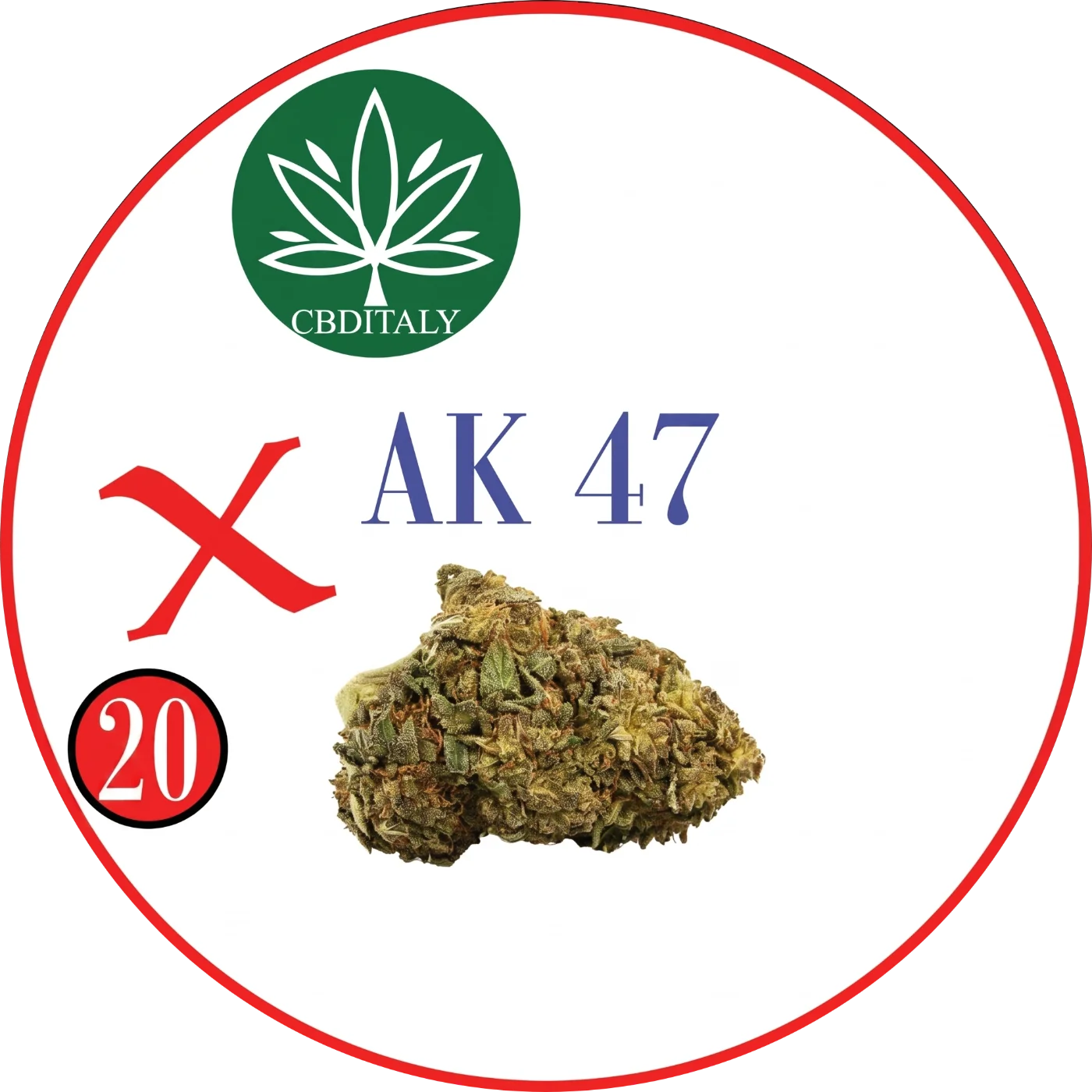 AK47 X THCV 20% aromaatne kanepiõis – CBDITALY outlet kollektsioon, 10g