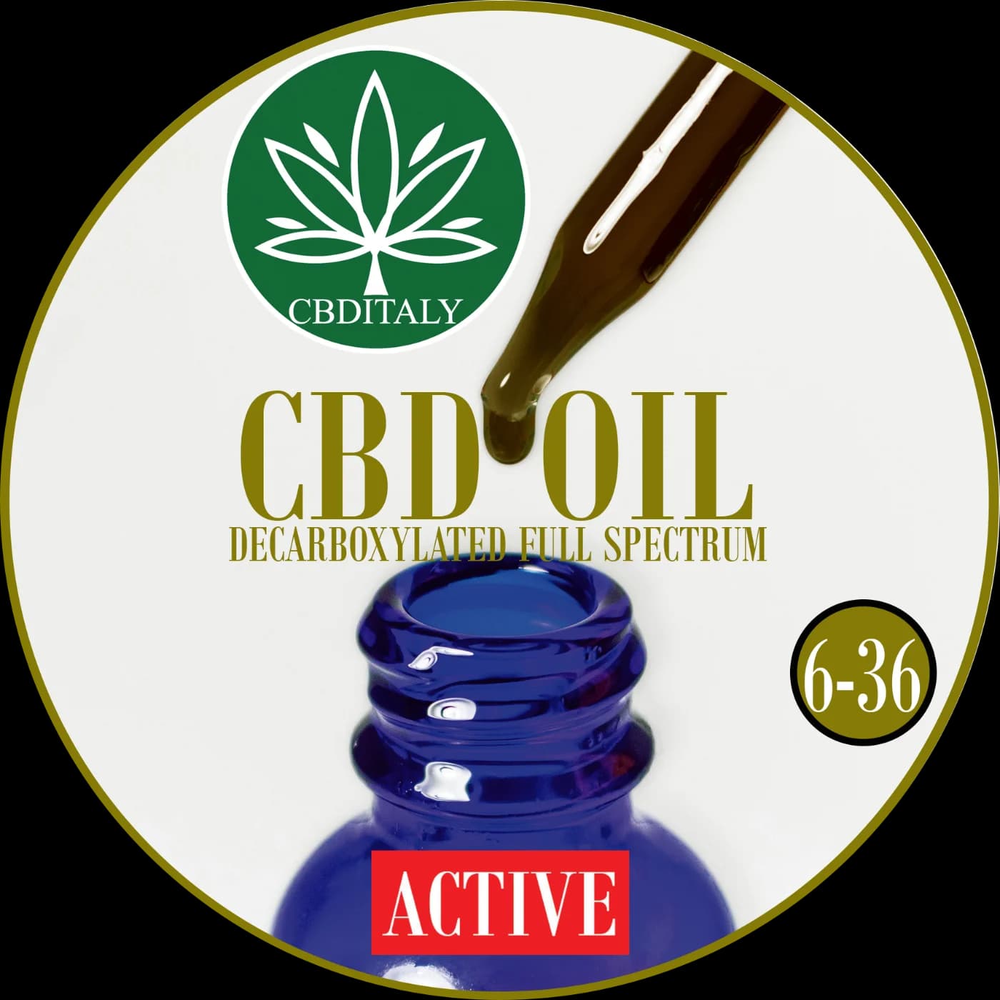 CBD Hamppuöljy 6% "ACTIVE" FULL SPECTRUM