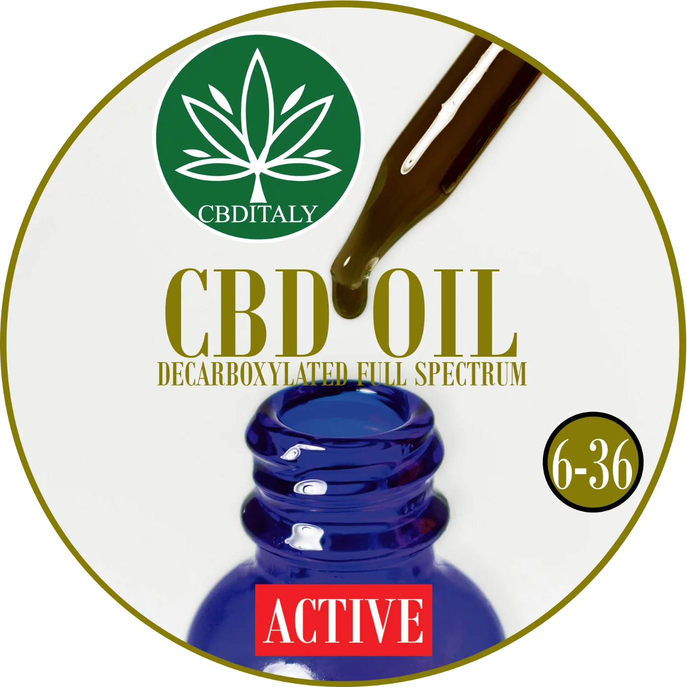 CBD Oil 6-36% ACTIVE FULL SPECTRUM