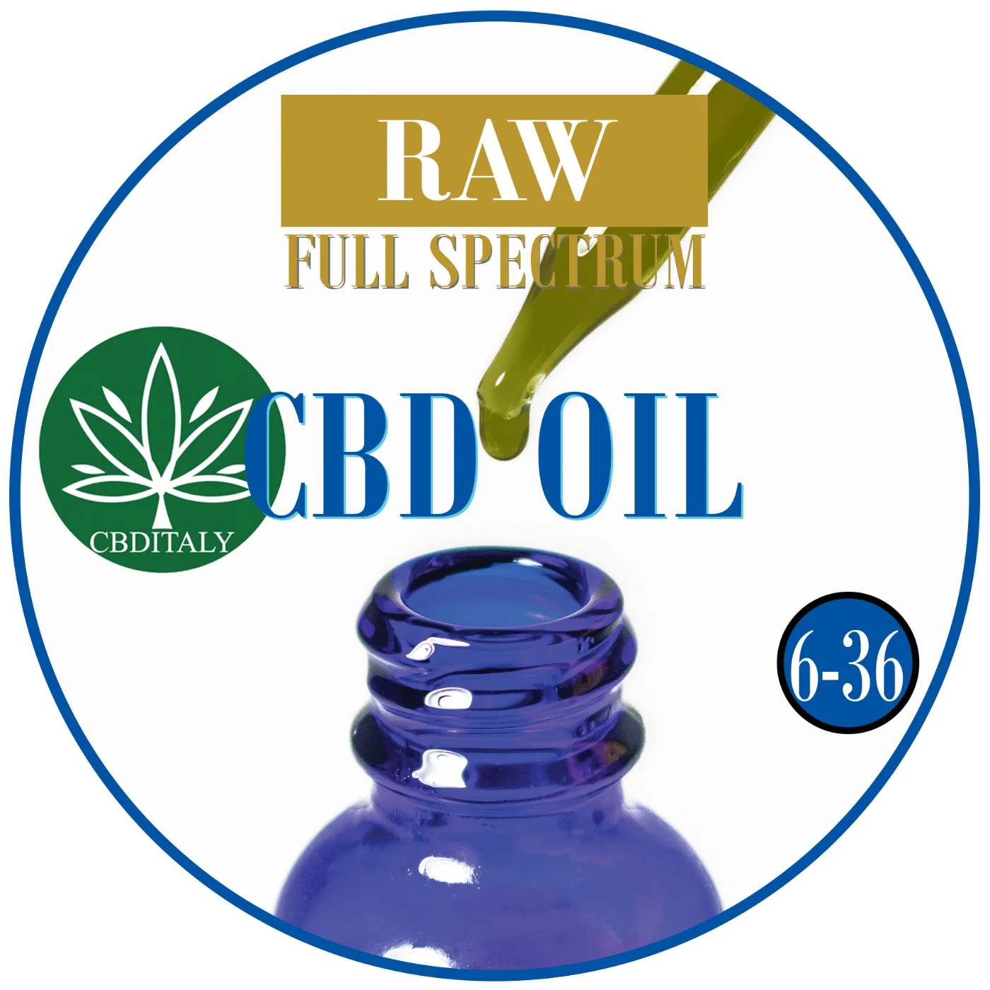 Масло CBD+CBDA 6% RAW FULL SPECTRUM