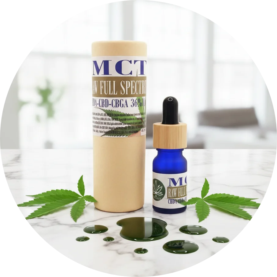 CBD+CBDA Oil 36% RAW FULL SPECTRUM