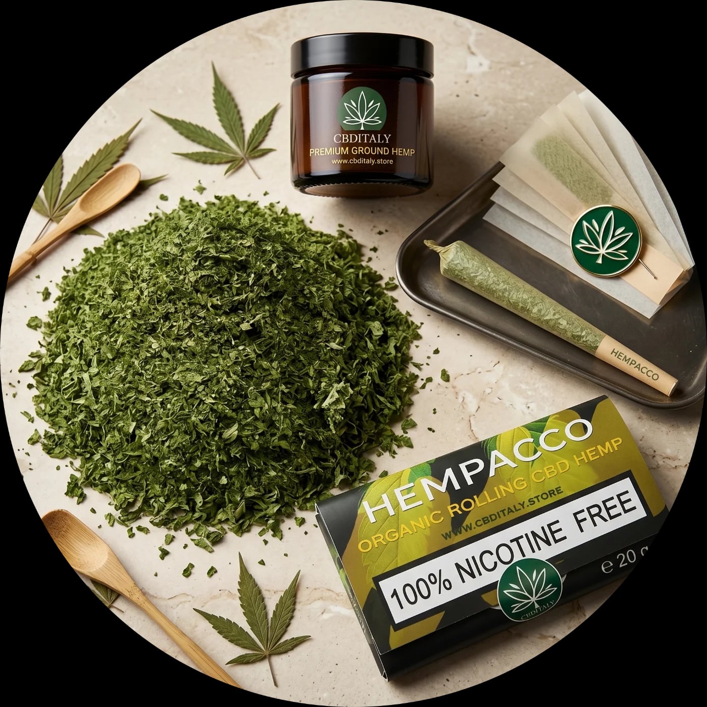 Hempacco CBD 7% 20g (100% canapa) | CBDITALY