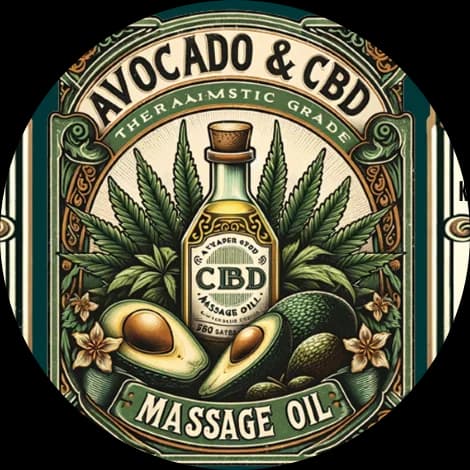 Avokadomassaažiõli CBD-ga