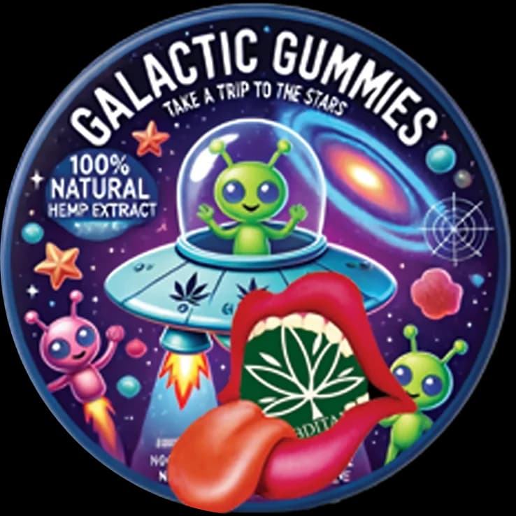 Galactic Gummies 5мг THCX, упаковка 3 шт.